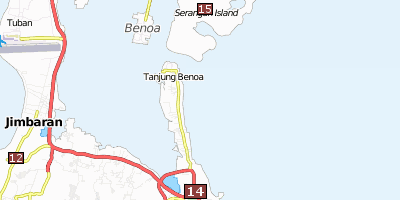 Nusa Dua Stadtplan